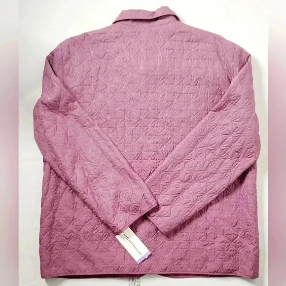 Alfred Dunner Quilted Rose Rhapsody Shacket Snap Button Pocket Sz 18 Vintage Nwt - Picture 2 of 8